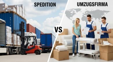 Spedition oder Umzugsfirma beim Auslandsumzug