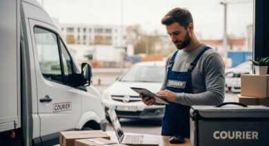 Transportaufträge finden als selbständiger Kurier