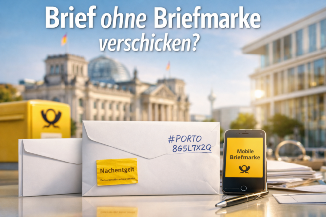 Brief ohne Briefmarke verschicken