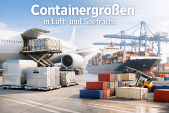 Containergrößen in Luft- und Seefracht