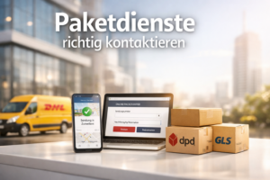 Kontakt zum Paketdienst: wann Hotline, wann Formular, wann Händler?