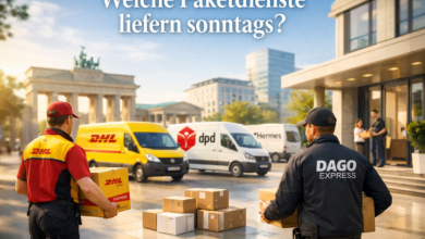 Welche Paketdienste liefern am Sonntag?