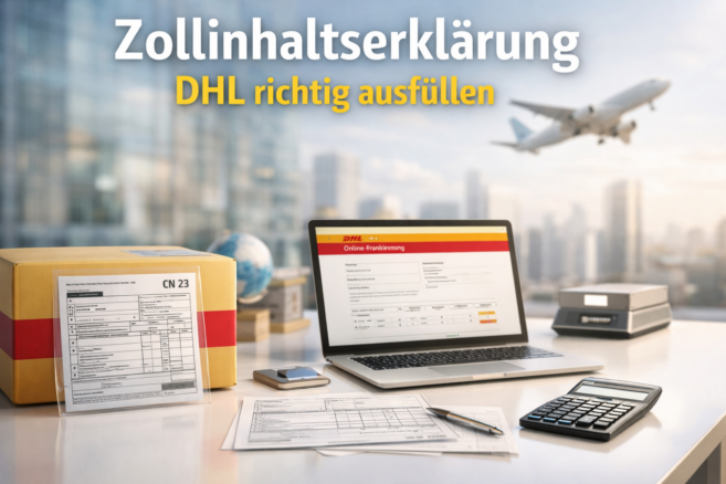Zollinhaltserklärung ausfüllen für DHL-Paket ins Ausland