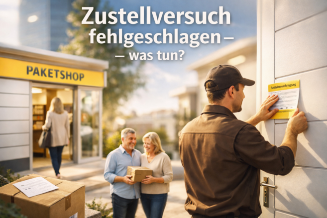 Zustellversuch fehlgeschlagen – was tun?