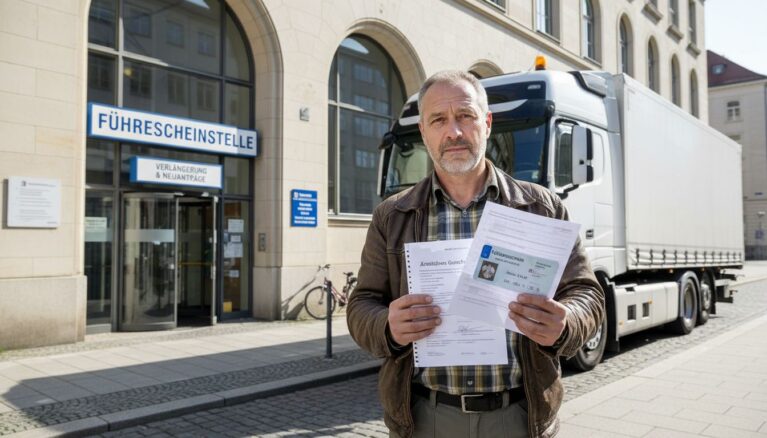LKW-Führerschein verlängern verpasst