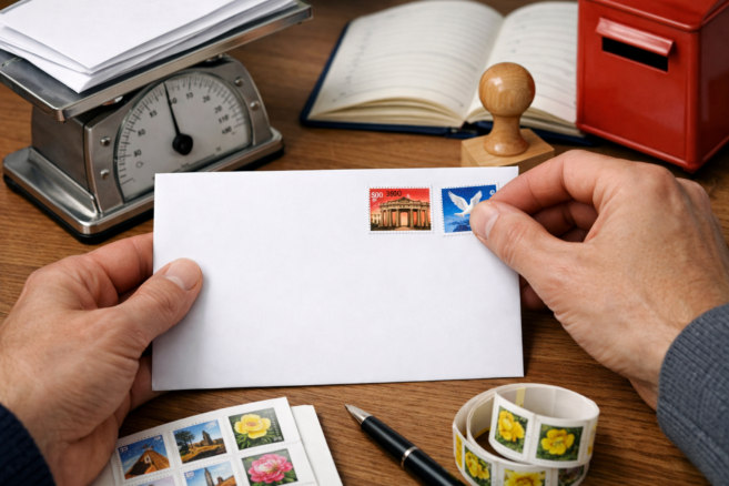 Brief richtig frankieren: Porto & Formate einfach erklärt