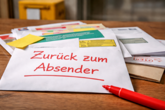 Brief zurück an Absender: Gründe