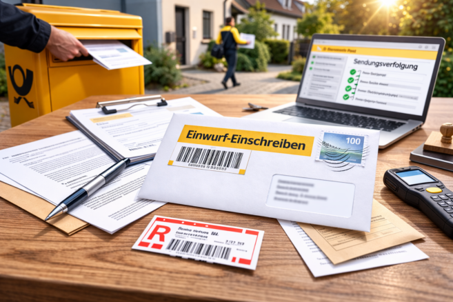 Kompaktbrief Einwurf Einschreiben