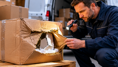 Verdeckter Transportschaden